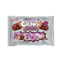 LOTTEWELLFOOD Crunky Double Crunch Chocolate Bar Mini 361g x 4