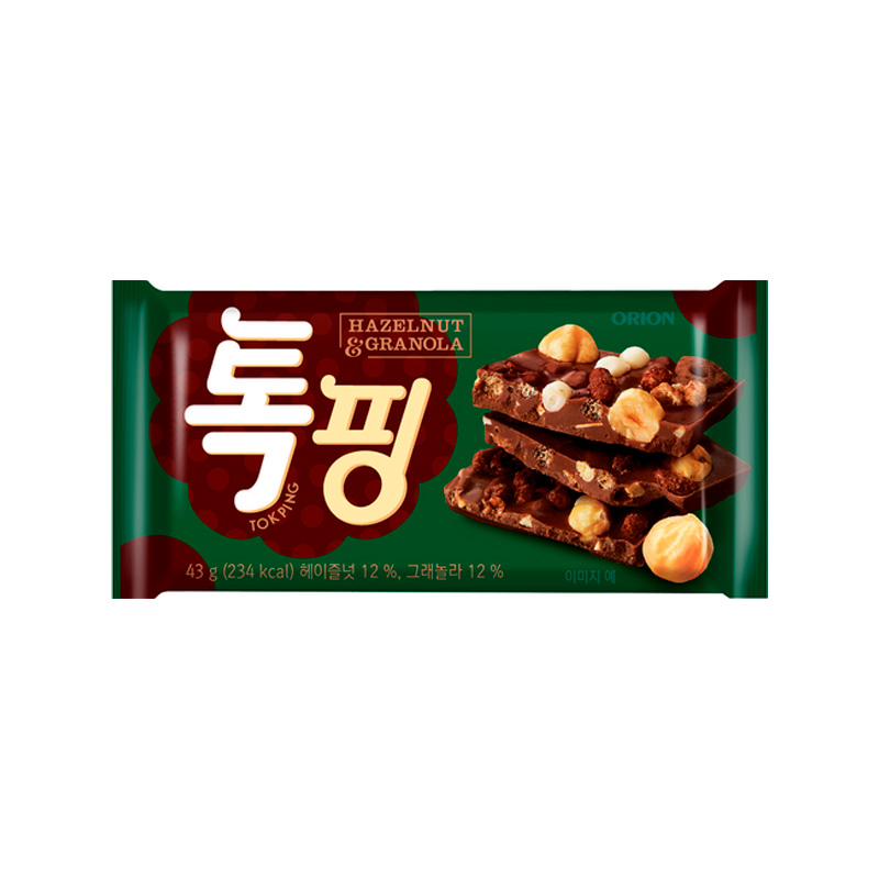 ORION Topping Chocolate Hazelnut & Granola 43g x 40