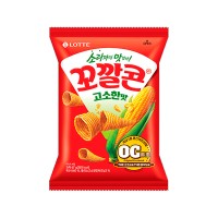LOTTEWELLFOOD Cone Shaped Corn Snack 67g x 12